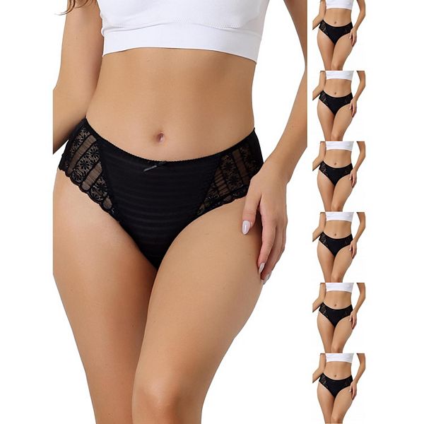 7 пар женских кружевных трусиков мид-уэйст с полным покрытием Inspire Chic
7 пар женских кружевных трусиков мид-уэйст с полным покрытием Inspire Chic