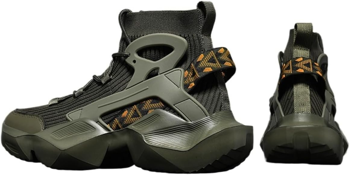 Мужские кроссовки Y2K с высокими вставками из сетки и резины, с мягкой подошвой и уникальным геометрическим узором для спорта и повседневной носки, удобные, дышащие, с смелым дизайном Zixcplaz, зеленый
Мужские кроссовки Y2K с высокими вставками из сетки и резины, с мягкой подошвой и уникальным геометрическим узором для спорта и повседневной носки, удобные, дышащие, с смелым дизайном Zixcplaz, зеленый