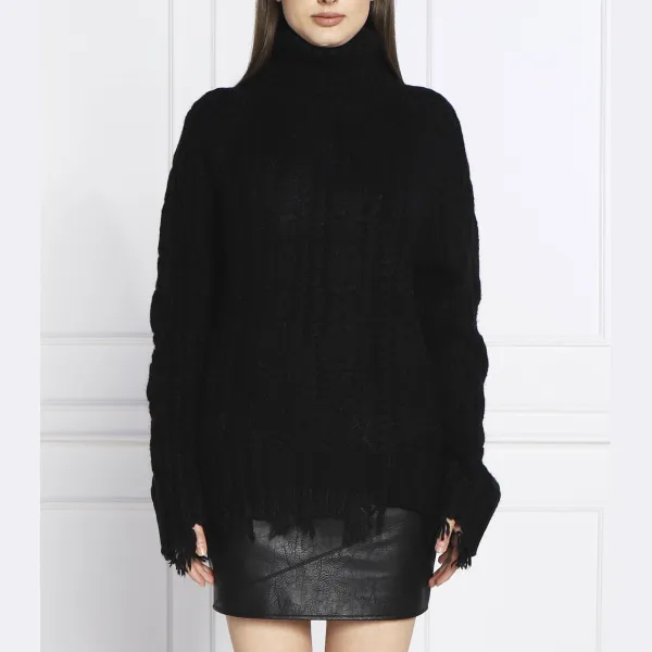 Водолазка стандартного кроя с добавлением шерсти Silvian Heach, черный
Водолазка стандартного кроя с добавлением шерсти Silvian Heach, черный