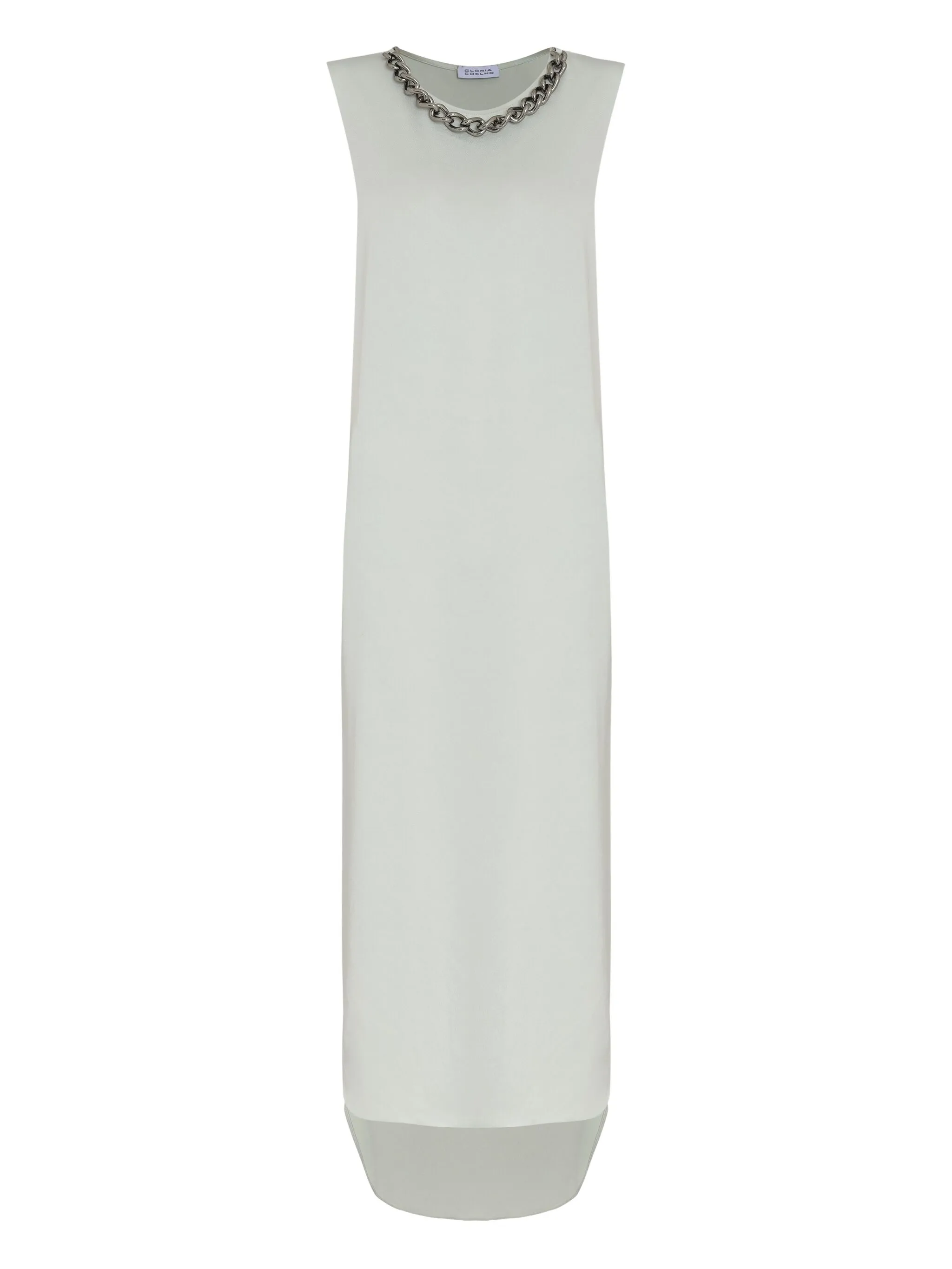 Платье без рукавов с цепочкой Gloria Coelho, зеленый
Платье без рукавов с цепочкой Gloria Coelho, зеленый