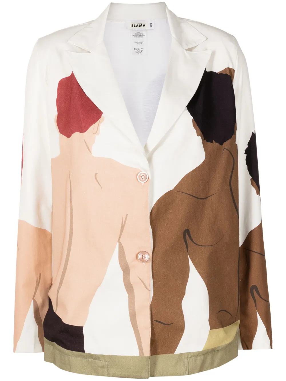 Жакет с принтом Amir Slama, нейтральный
Жакет с принтом Amir Slama, нейтральный