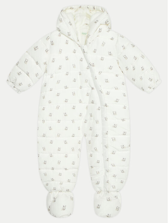 Зимний костюм стандартного кроя United Colors Of Benetton, белый
Зимний костюм стандартного кроя United Colors Of Benetton, белый