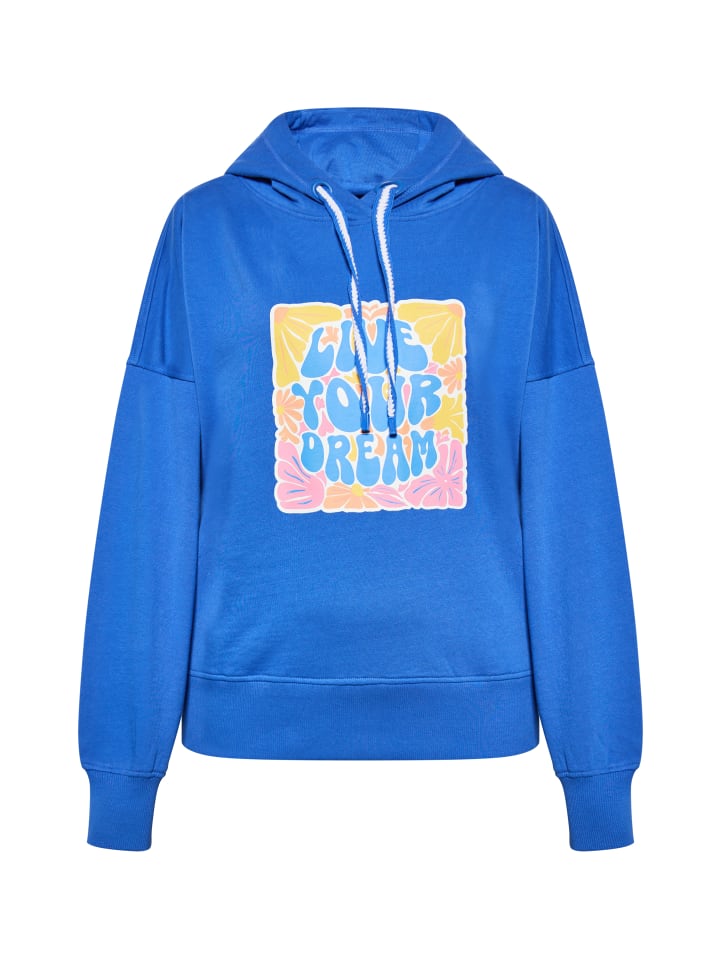 Женская толстовка с капюшоном цвета кобальтово-синий myMo
Женская толстовка с капюшоном цвета кобальтово-синий myMo