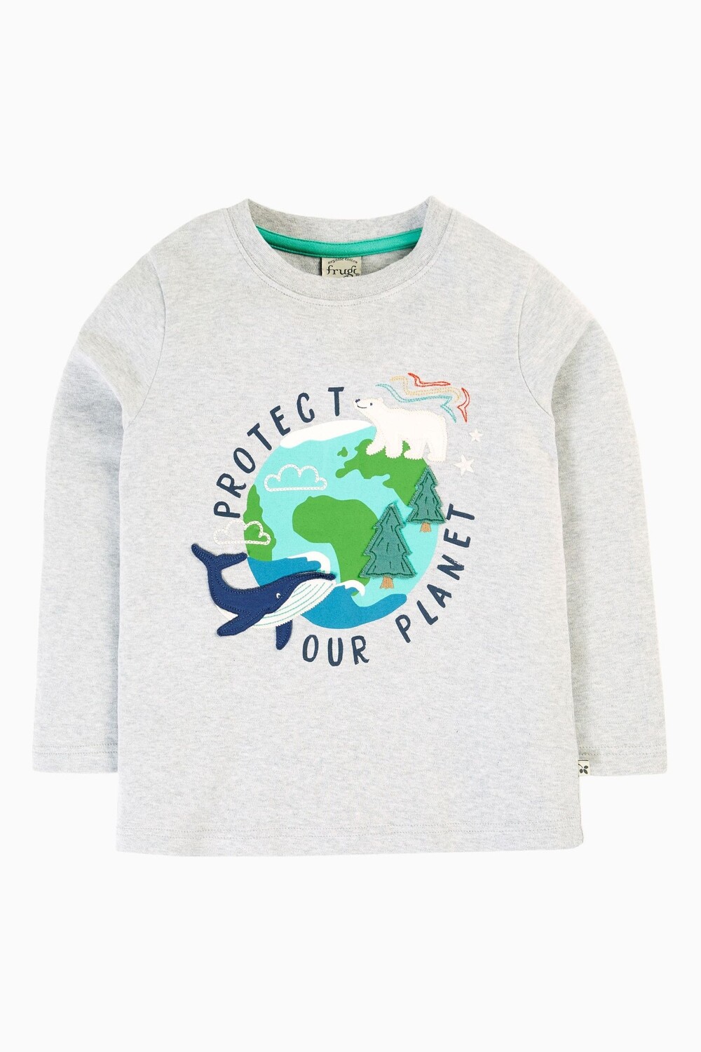 Аппликация в виде планеты сверху Frugi, серый
Аппликация в виде планеты сверху Frugi, серый