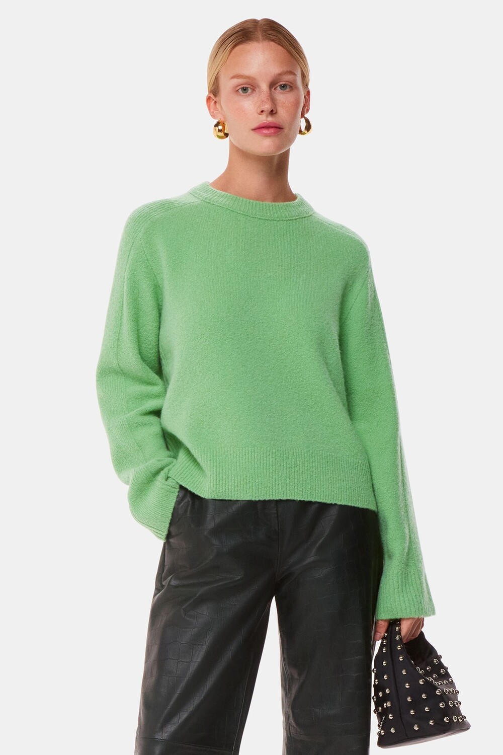 Джемпер с круглым вырезом из смеси шерсти Alana Whistles, зеленый
Джемпер с круглым вырезом из смеси шерсти Alana Whistles, зеленый