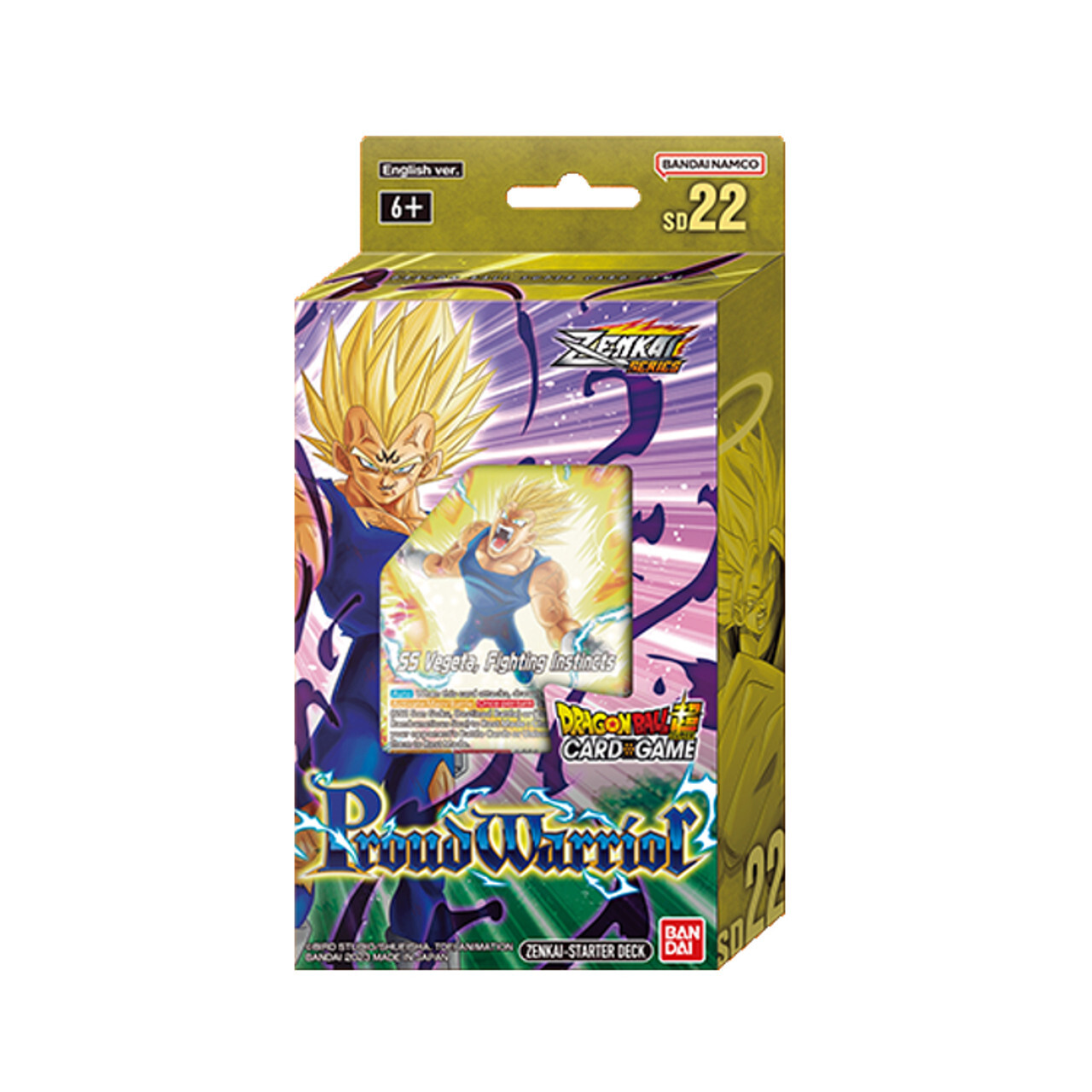 Карточная игра Dragon Ball Super TCG: Zenkai Series - Proud Warrior - Starter Deck SD22
Карточная игра Dragon Ball Super TCG: Zenkai Series - Proud Warrior - Starter Deck SD22