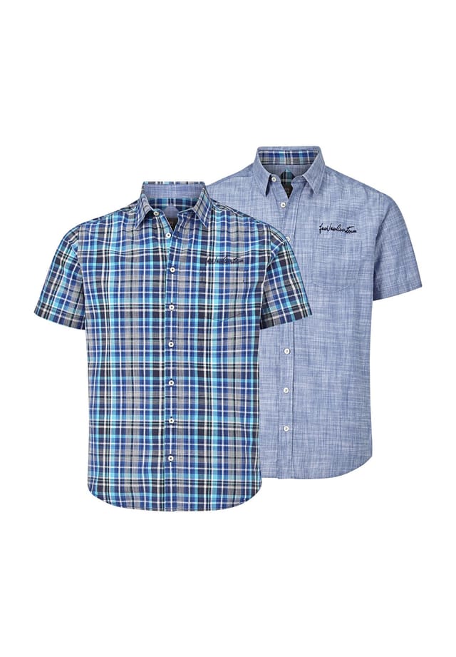 Двойная упаковка рубашки dankward Jan Vanderstorm, синий
Двойная упаковка рубашки dankward Jan Vanderstorm, синий