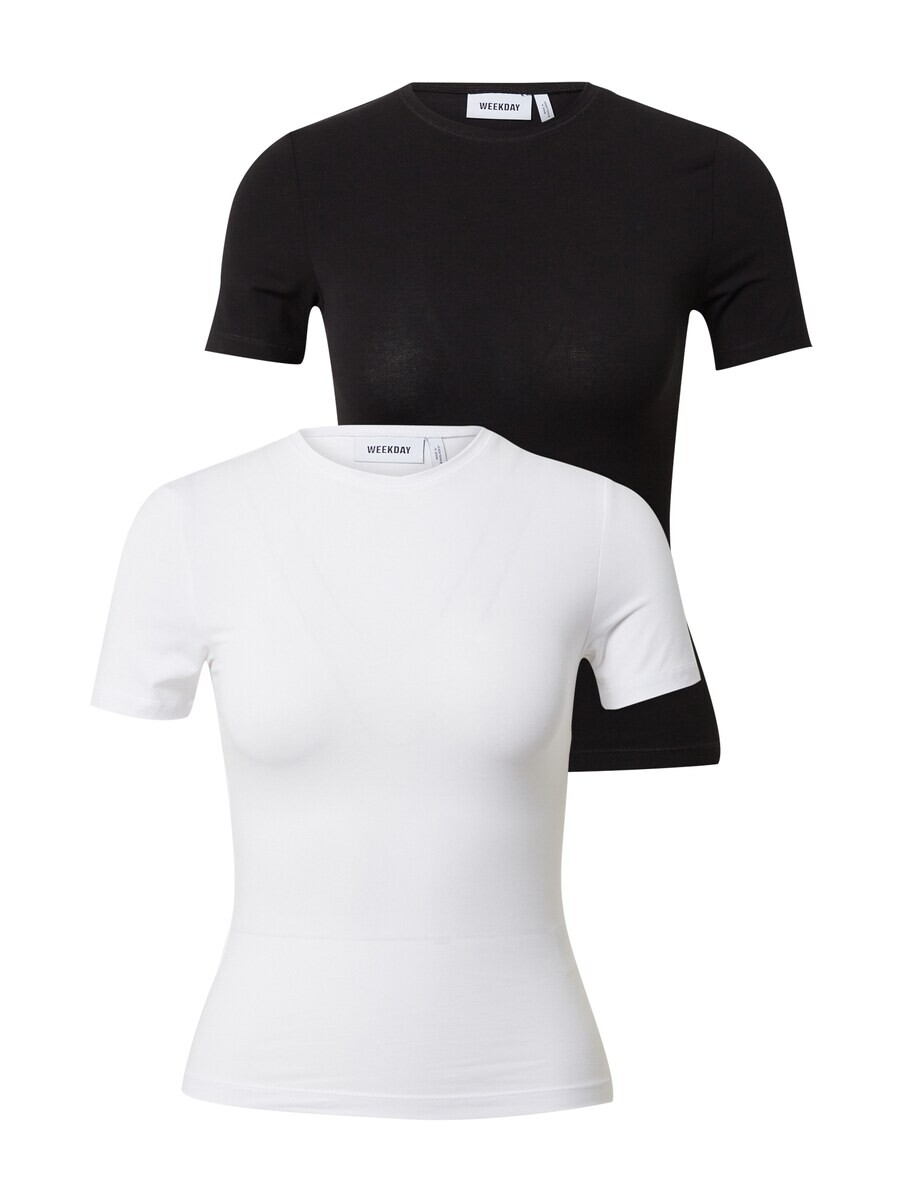 Футболка Weekday, черный/белый
Футболка Weekday, черный/белый