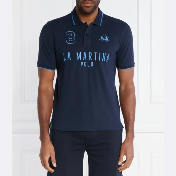 Рубашка поло стандартного кроя La Martina, синий
Рубашка поло стандартного кроя La Martina, синий