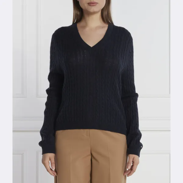 Мягкий шерстяной свитер обычного кроя Tommy Hilfiger, синий
Мягкий шерстяной свитер обычного кроя Tommy Hilfiger, синий