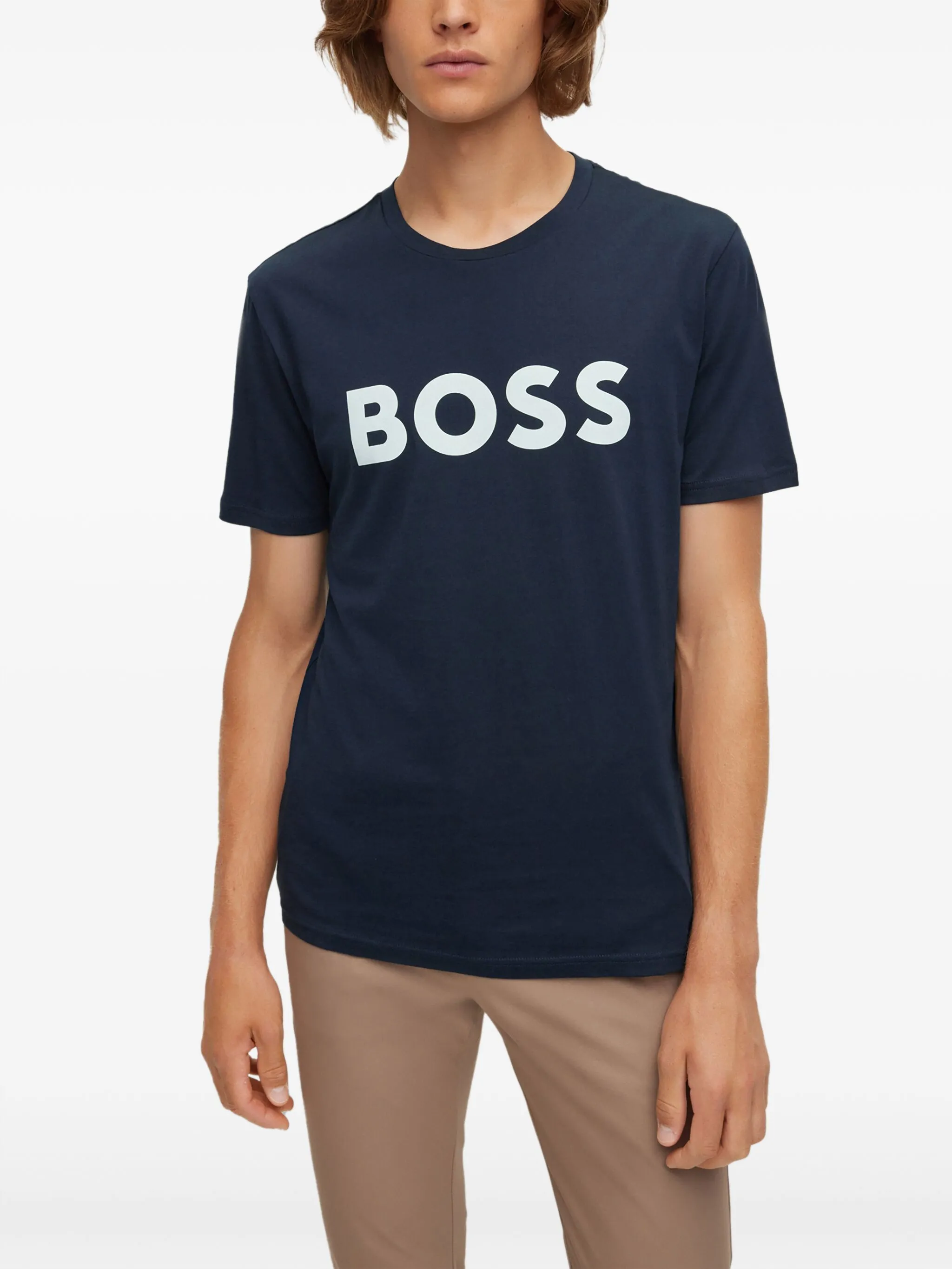 Футболка с логотипом Boss, синий
Футболка с логотипом Boss, синий