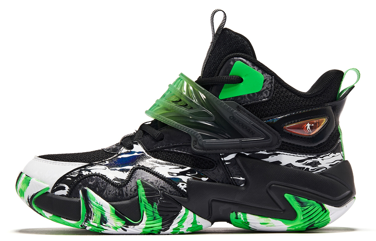 Детские баскетбольные кроссовки GS Mid-top черные/зеленые Qiaodan
Детские баскетбольные кроссовки GS Mid-top черные/зеленые Qiaodan