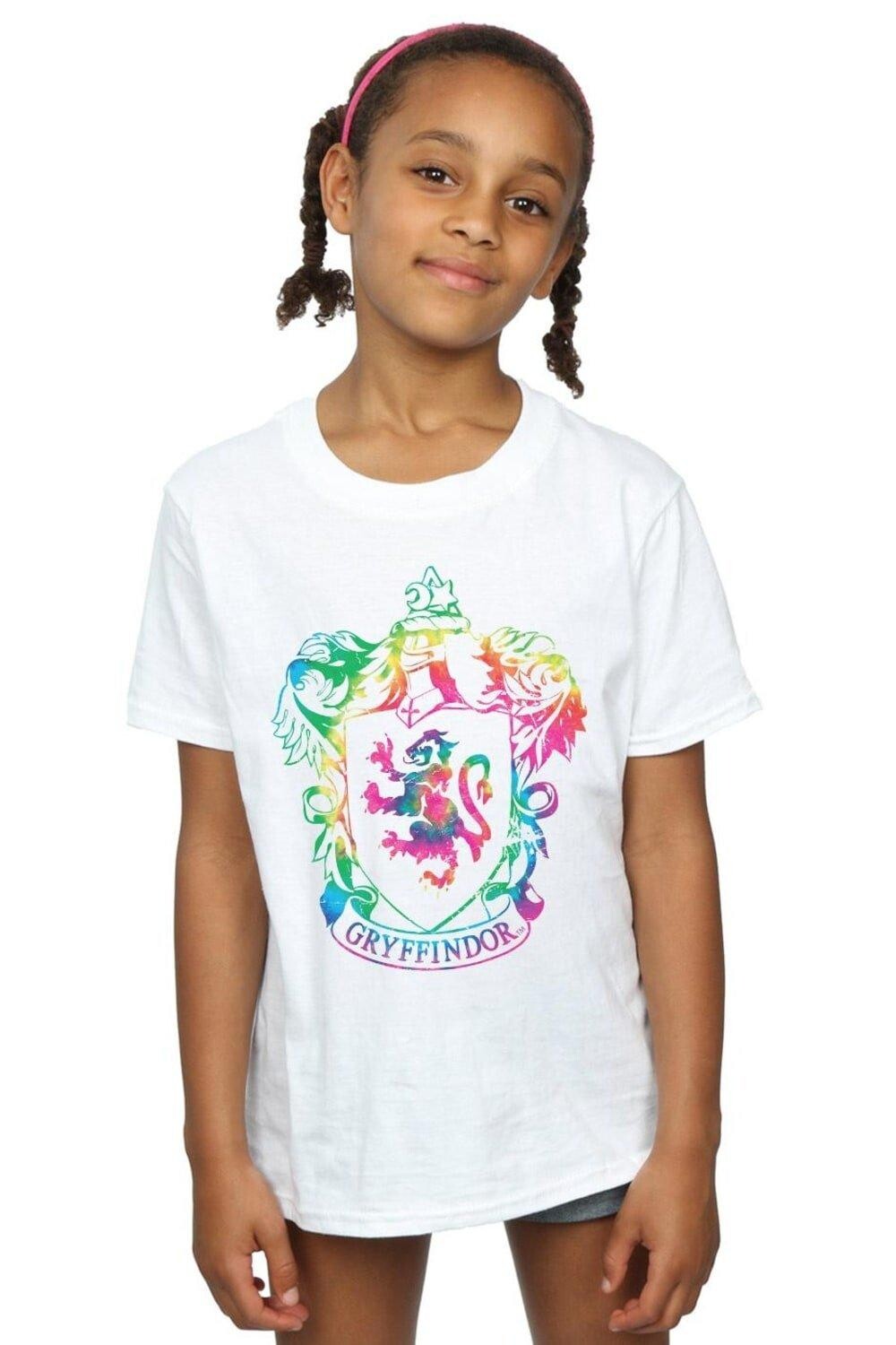 Хлопковая футболка с принтом Tie Dye и гербом Гриффиндора Harry Potter, белый
Хлопковая футболка с принтом Tie Dye и гербом Гриффиндора Harry Potter, белый