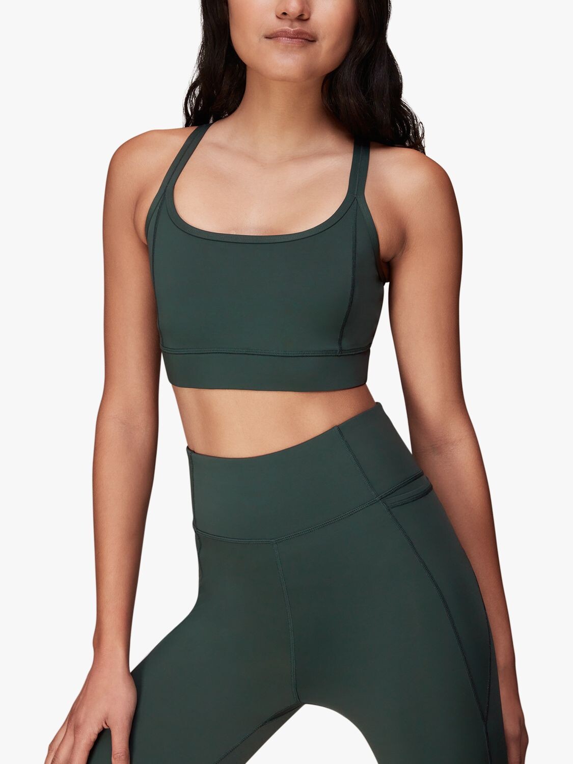 Спортивный бюстгальтер Whistles с перекрестной спинкой, хаки
Спортивный бюстгальтер Whistles с перекрестной спинкой, хаки