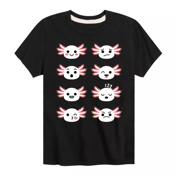 Футболка с рисунком аксолотля и сеткой эмоций для мальчиков 8-20 лет Licensed Character, черный
Футболка с рисунком аксолотля и сеткой эмоций для мальчиков 8-20 лет Licensed Character, черный