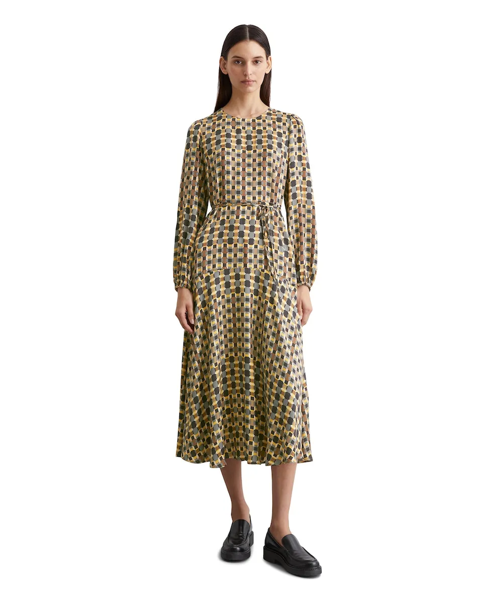 Платье из сатиновой ткани с легкими буфами на рукавах MARC O'POLO, желтый/черный
Платье из сатиновой ткани с легкими буфами на рукавах MARC O'POLO, желтый/черный