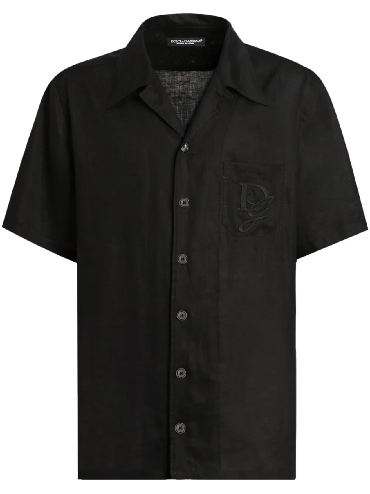 Рубашка с вышитым логотипом Dolce & Gabbana, черный
Рубашка с вышитым логотипом Dolce & Gabbana, черный
