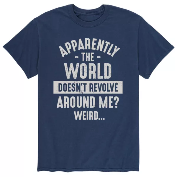 Футболка мужская "И что, мир крутится не вокруг меня" Licensed Character, синий
Футболка мужская "И что, мир крутится не вокруг меня" Licensed Character, синий