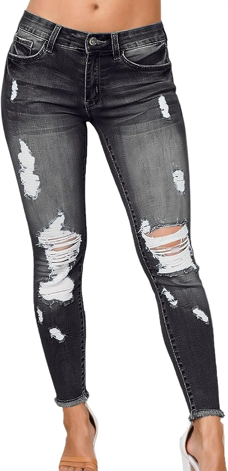 Женские джинсы Skinny Ripped Stretch FAEXUM
Женские джинсы Skinny Ripped Stretch FAEXUM