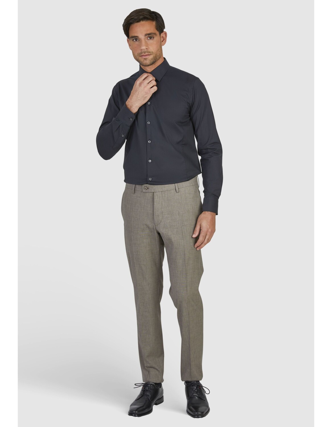 Тканевые брюки HECHTER PARIS Anzug, бежевый 
Тканевые брюки HECHTER PARIS Anzug, бежевый