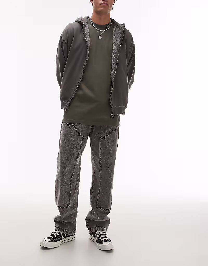 Джинсы свободного кроя Dickies Madison с двойным коленом, светло-серого цвета
Джинсы свободного кроя Dickies Madison с двойным коленом, светло-серого цвета