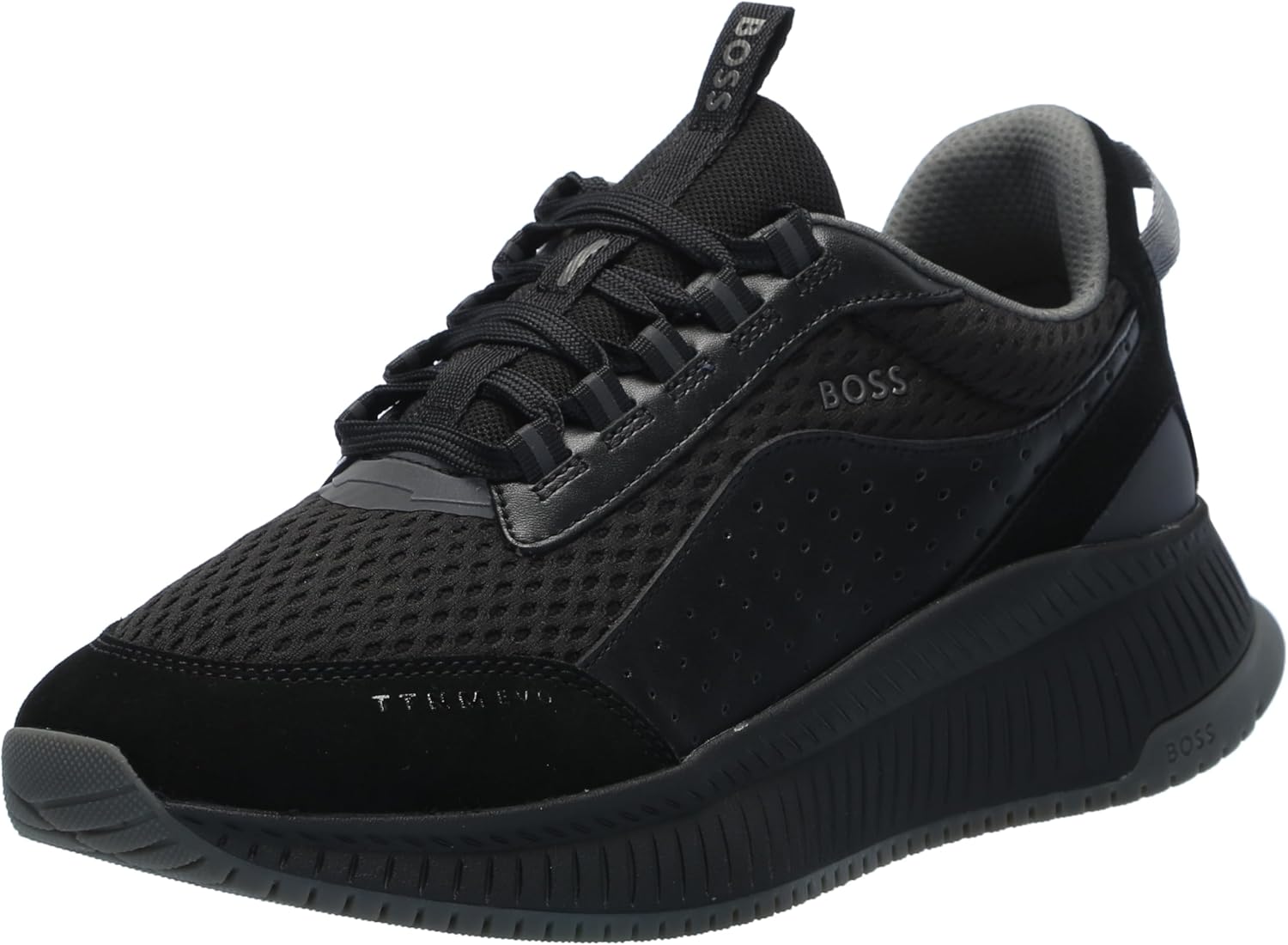 BOSS мужские современные кроссовки для бега с вязаной структурой, Black Currant
BOSS мужские современные кроссовки для бега с вязаной структурой, Black Currant