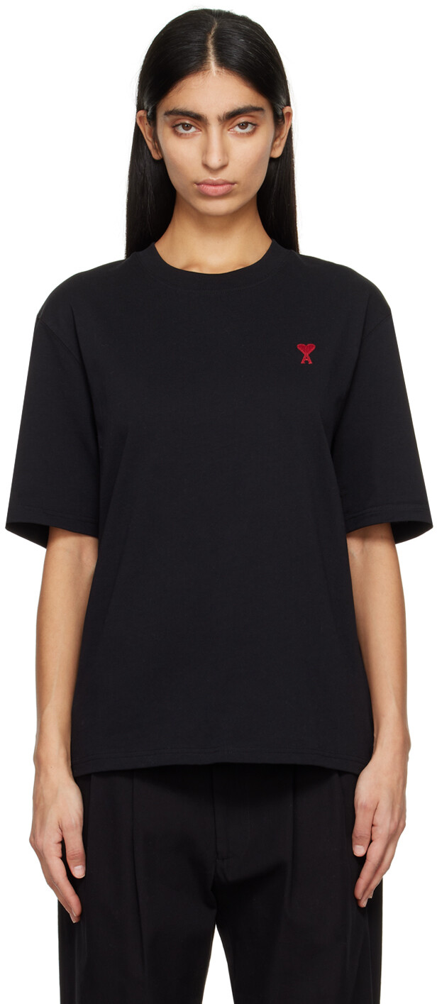 Черная футболка Ami de Cœur Ami Paris, цвет Black
Черная футболка Ami de Cœur Ami Paris, цвет Black