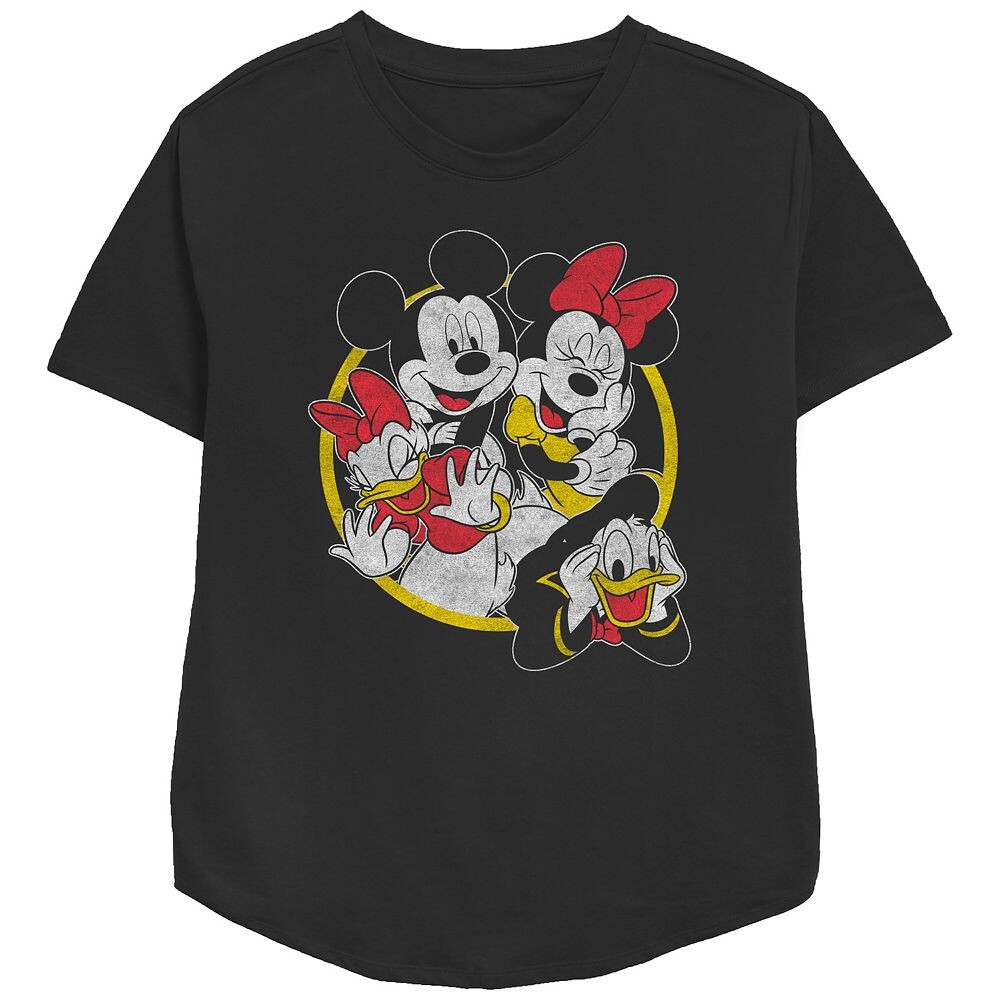 Женская желто-красная футболка свободного кроя с рисунком Disney's Mickey Mouse & Friends Licensed Character, черный
Женская желто-красная футболка свободного кроя с рисунком Disney's Mickey Mouse & Friends Licensed Character, черный