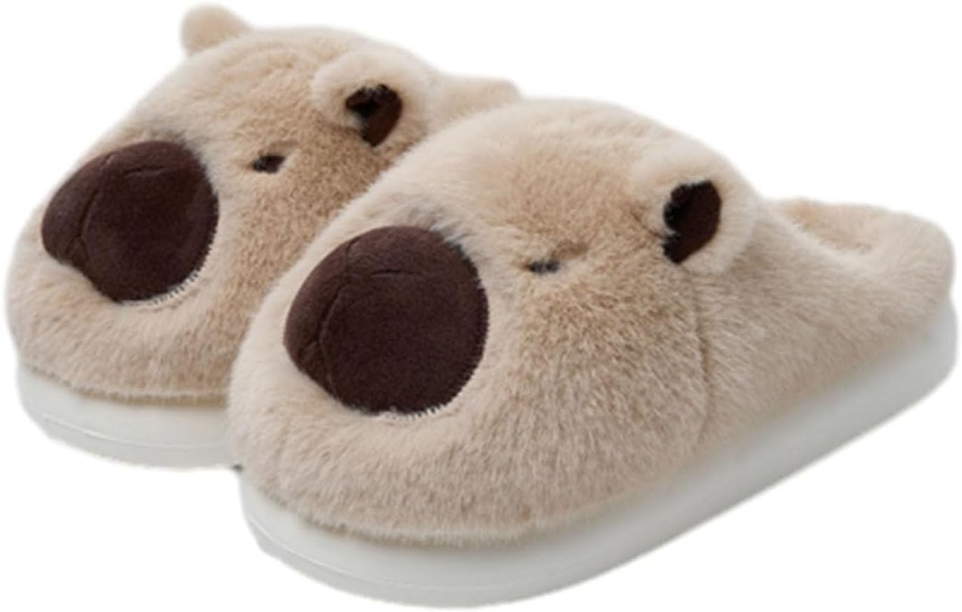 Домашние тапочки Zureto с капибарой для женщин и мужчин, зимние теплые пушистые тапочки с мягкой капибарой, бежевый
Домашние тапочки Zureto с капибарой для женщин и мужчин, зимние теплые пушистые тапочки с мягкой капибарой, бежевый