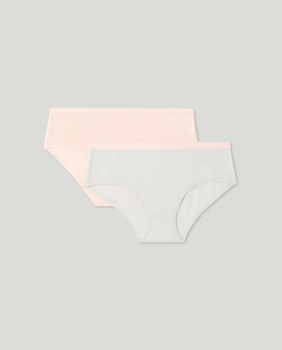 Набор из 2 девичьих трусов на бедра и с резинкой однотонного цвета Cotton Juice
Набор из 2 девичьих трусов на бедра и с резинкой однотонного цвета Cotton Juice