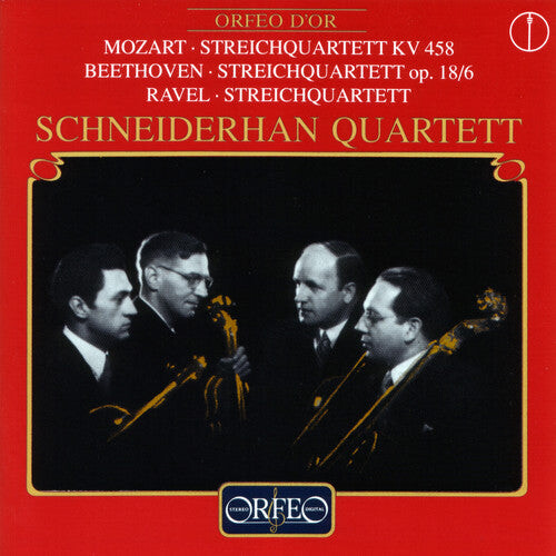 CD диск Mozart / Beethoven / Ravel / Schneiderhan-Quartett: Streich Quartetts
CD диск Mozart / Beethoven / Ravel / Schneiderhan-Quartett: Streich Quartetts