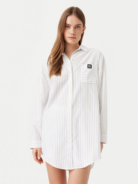 Свободная ночная рубашка 50531656 Hugo, белый
Свободная ночная рубашка 50531656 Hugo, белый