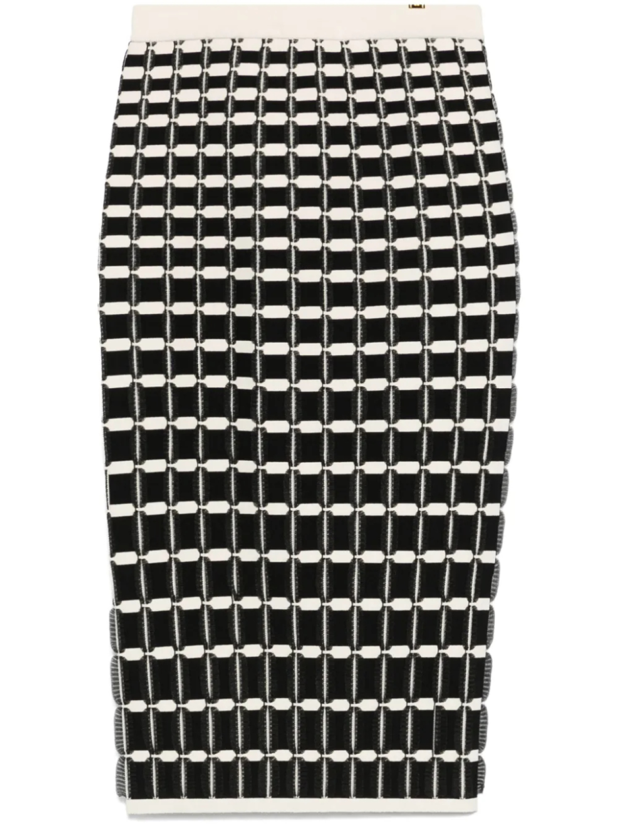 Юбка миди Elisabetta Franchi с микро-рюшами, черный
Юбка миди Elisabetta Franchi с микро-рюшами, черный