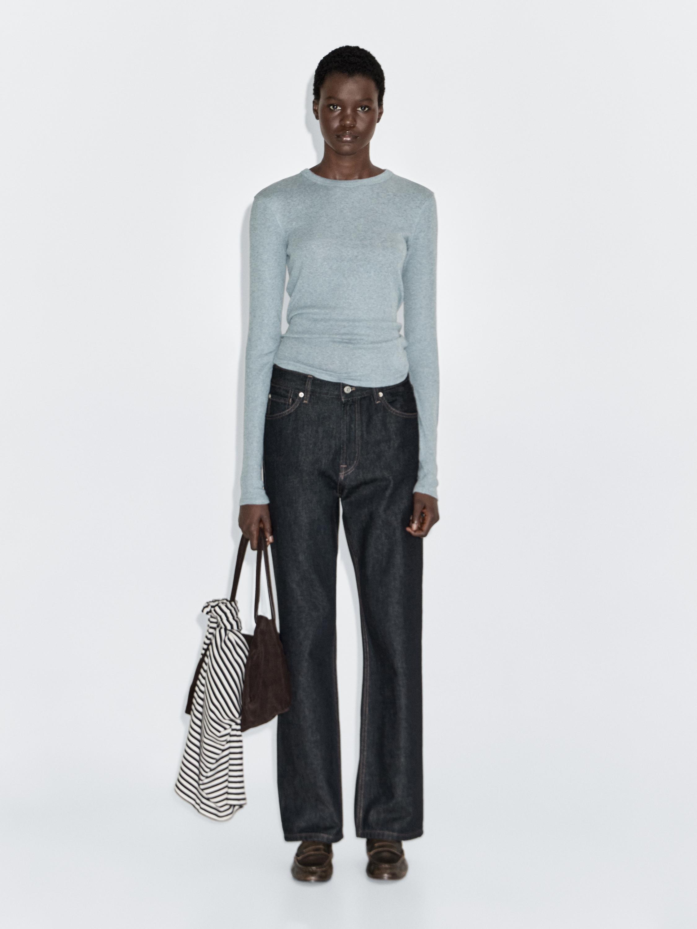 Футболка с длинным рукавом из хлопковой смеси Massimo Dutti, Sky Blue
Футболка с длинным рукавом из хлопковой смеси Massimo Dutti, Sky Blue