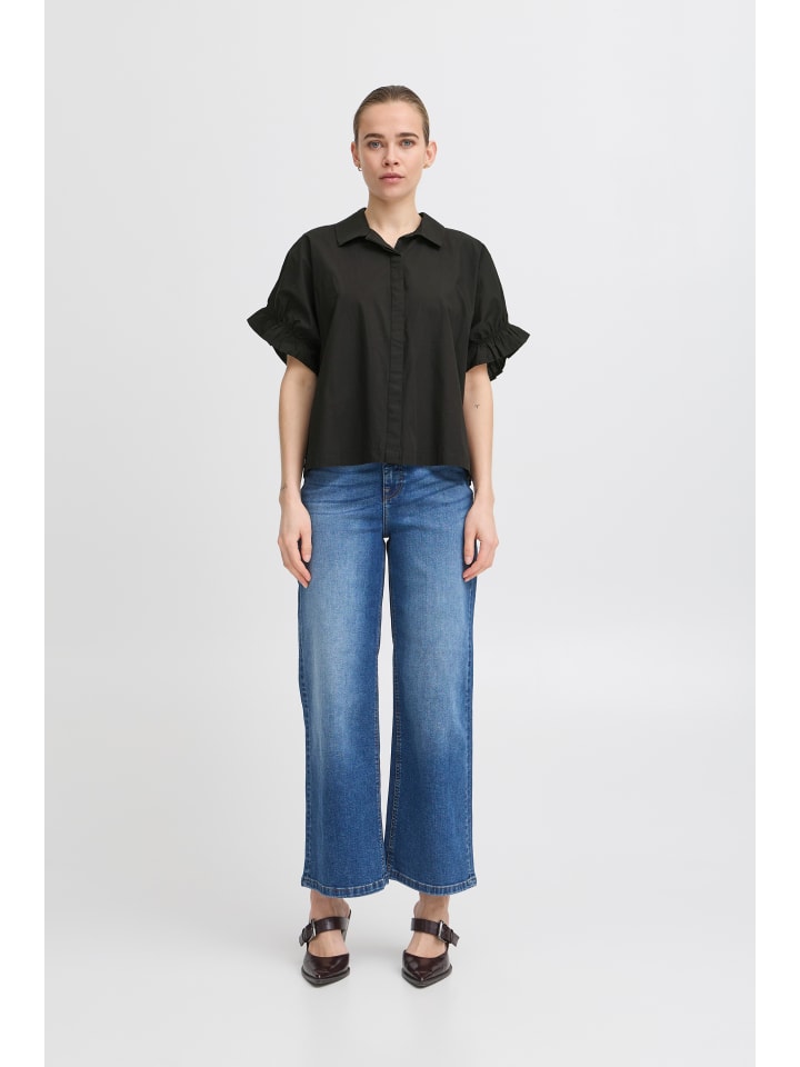 Блузка с короткими рукавами IHSAMI свободного кроя черного цвета ICHI
Блузка с короткими рукавами IHSAMI свободного кроя черного цвета ICHI