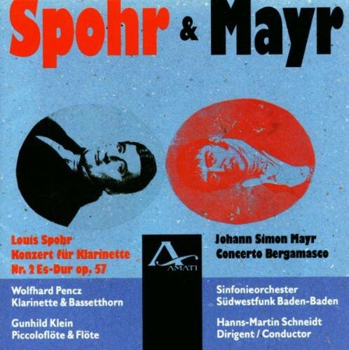CD диск Mayr / Spohr / Klein / So Swf Baden-Baden: Concerto Bergamasco / Clarinet Concerto 2
CD диск Mayr / Spohr / Klein / So Swf Baden-Baden: Concerto Bergamasco / Clarinet Concerto 2