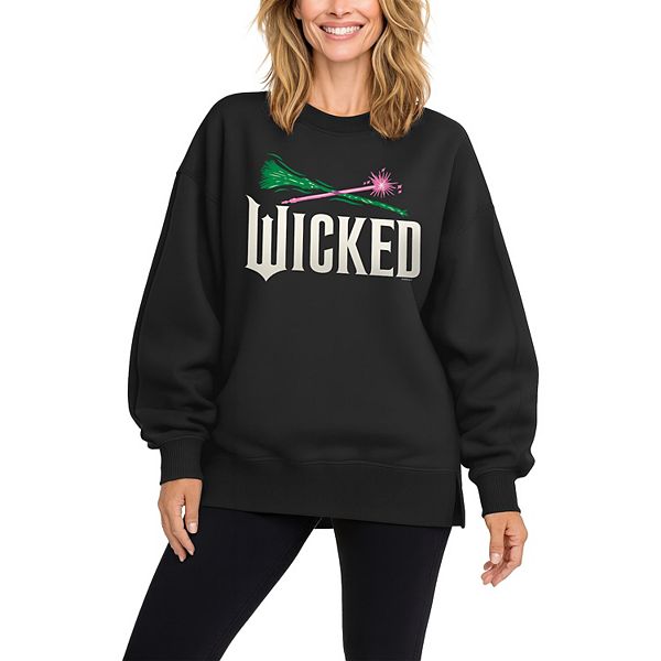 Женский оверсайз флисовый свитшот Wicked for Good с принтом метлы и волшебной палочки Licensed Character
Женский оверсайз флисовый свитшот Wicked for Good с принтом метлы и волшебной палочки Licensed Character