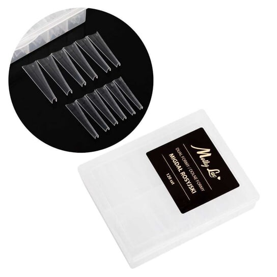 Формы для нижних двойных ногтей, Русский миндаль Yq-2, 120 шт. Mollylac, Molly Lac
Формы для нижних двойных ногтей, Русский миндаль Yq-2, 120 шт. Mollylac, Molly Lac