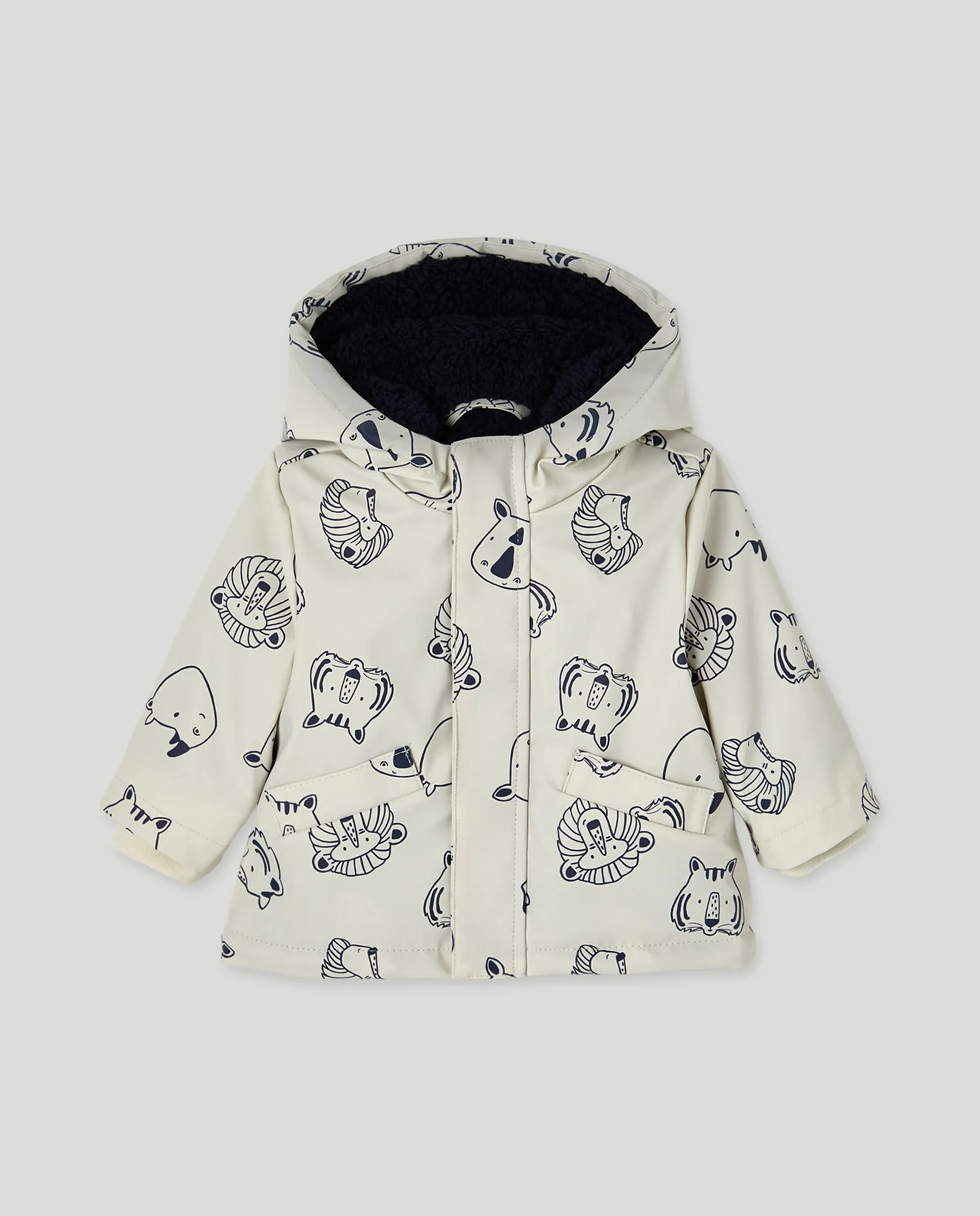 Парка легкая прорезиненная с принтом для мальчика Baby El Corte Inglés, серый
Парка легкая прорезиненная с принтом для мальчика Baby El Corte Inglés, серый