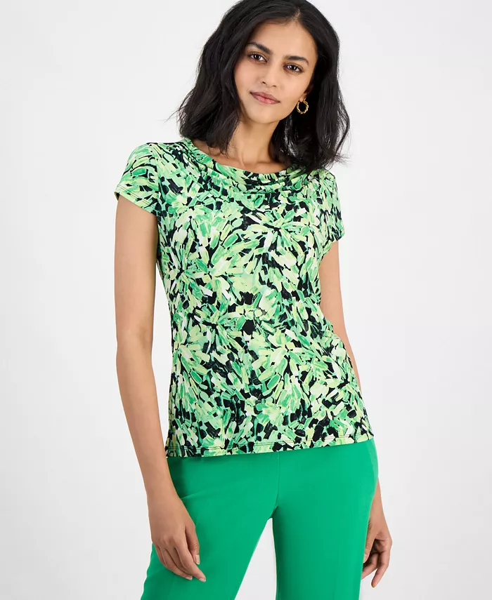 Женский топ с капюшоном и короткими рукавами Kasper, синий
Женский топ с капюшоном и короткими рукавами Kasper, синий