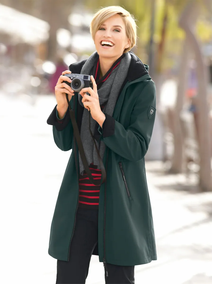 Повседневная куртка из софтшелла с капюшоном Casual Looks, цвет Petrol
Повседневная куртка из софтшелла с капюшоном Casual Looks, цвет Petrol