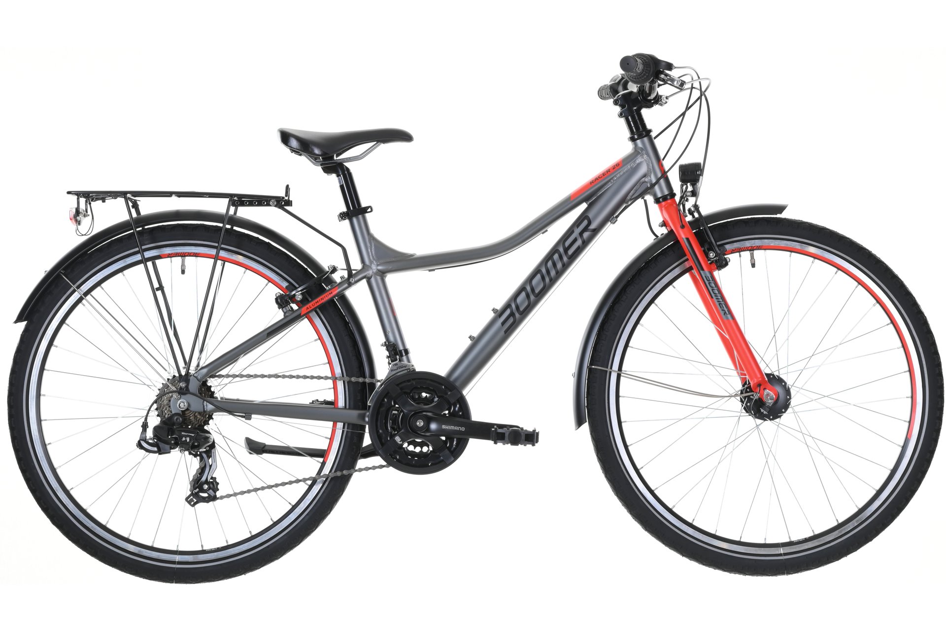Молодежный велосипед Boomer RACER 26 - 26 дюймов - Diamant - 2024, цвет Grau|anthracite/black/red
Молодежный велосипед Boomer RACER 26 - 26 дюймов - Diamant - 2024, цвет Grau|anthracite/black/red
