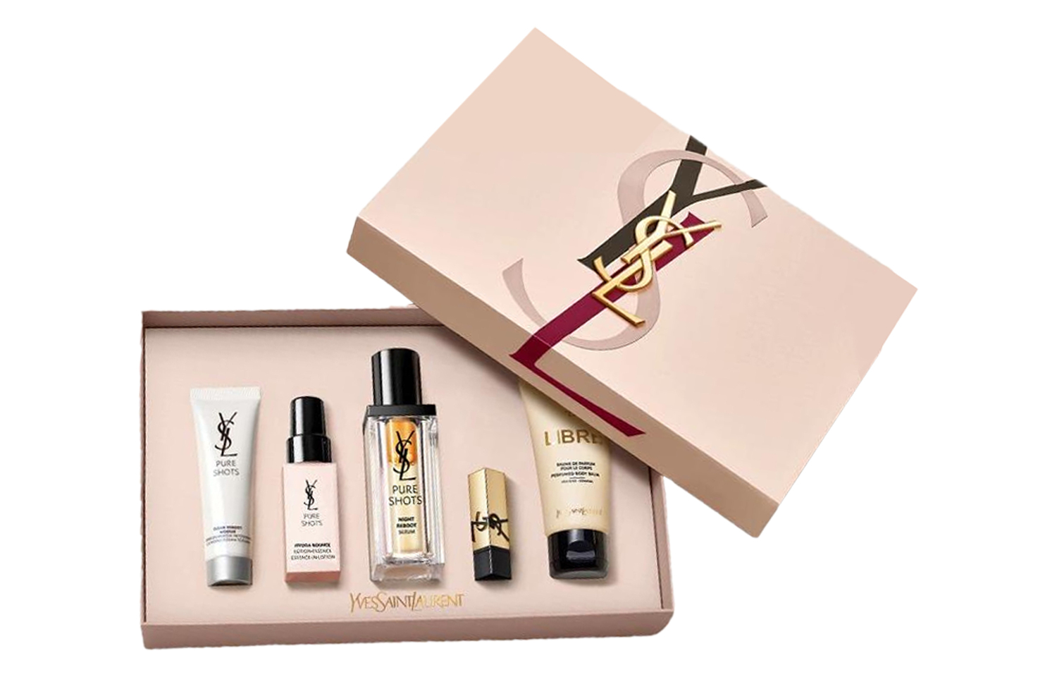 Набор для ухода за кожей Night Queen Serums Cleanser Box, питающий и увлажняющий, комплект из пяти предметов SAINT LAURENT
Набор для ухода за кожей Night Queen Serums Cleanser Box, питающий и увлажняющий, комплект из пяти предметов SAINT LAURENT