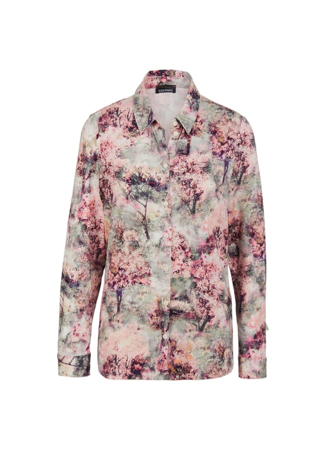 Короткий размер: мягкая трикотажная блузка с чудесным принтом. Goldner, мультиколор
Короткий размер: мягкая трикотажная блузка с чудесным принтом. Goldner, мультиколор