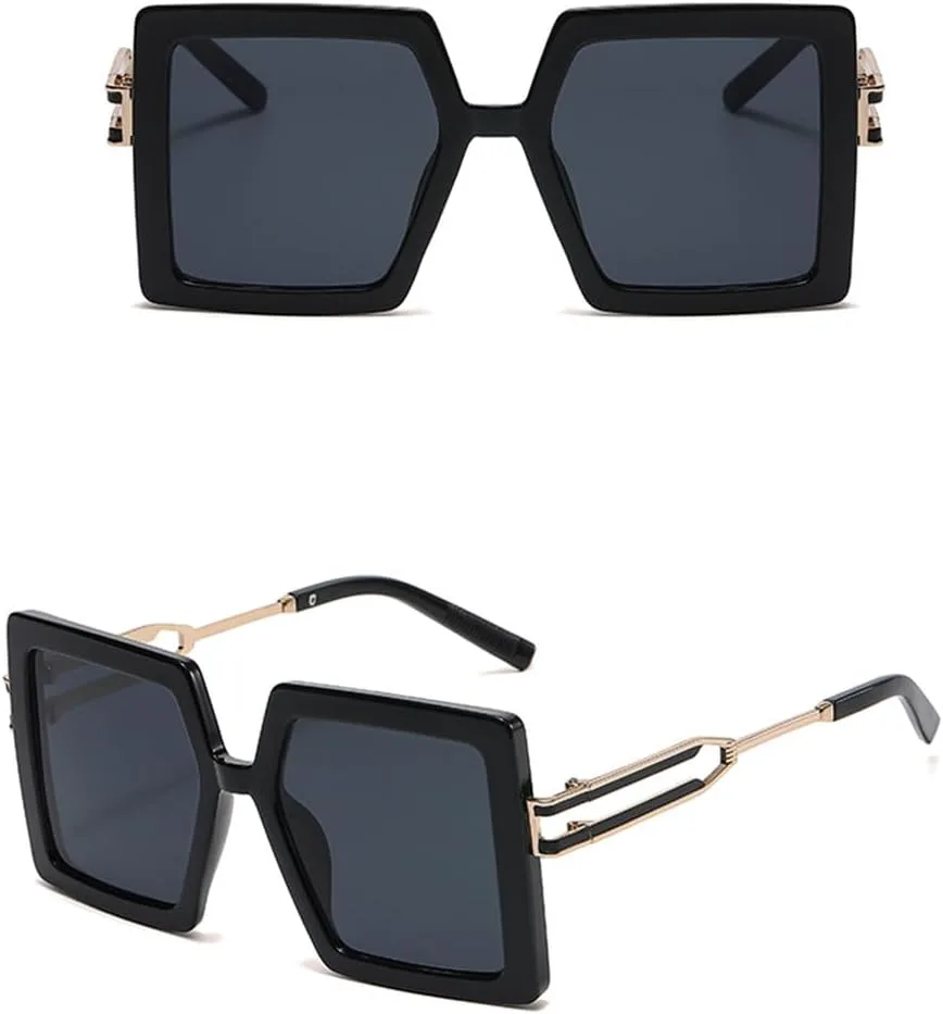 Модные солнцезащитные очки большого размера для мужчин, трендовые градиентные оттенки UV400 для женщин, ретро-очки оранжевого и шампанского цвета TKKTLLT, Black Grey
Модные солнцезащитные очки большого размера для мужчин, трендовые градиентные оттенки UV400 для женщин, ретро-очки оранжевого и шампанского цвета TKKTLLT, Black Grey