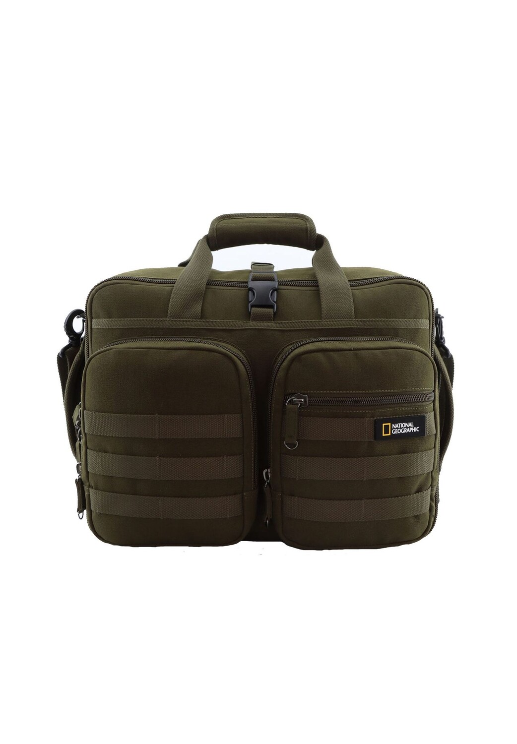 Портфель Milestone из переработанных ПЭТ-бутылок NATIONAL GEOGRAPHIC, хаки
Портфель Milestone из переработанных ПЭТ-бутылок NATIONAL GEOGRAPHIC, хаки