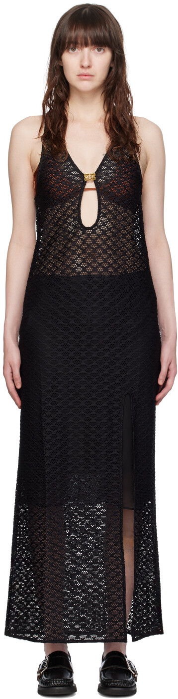 Платье макси с фурнитурой GANNI
Платье макси с фурнитурой GANNI