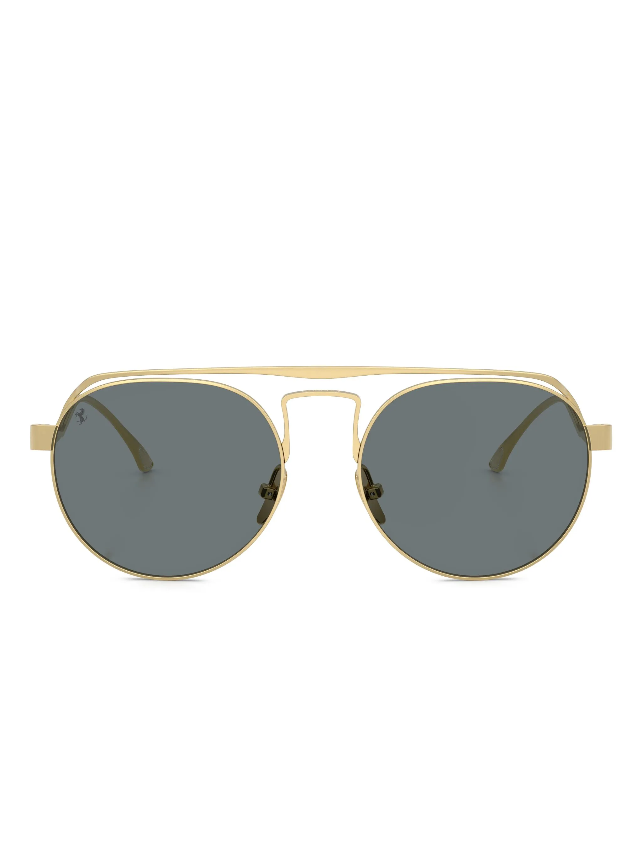 Солнцезащитные очки в круглой оправе Ferrari, золотистый
Солнцезащитные очки в круглой оправе Ferrari, золотистый