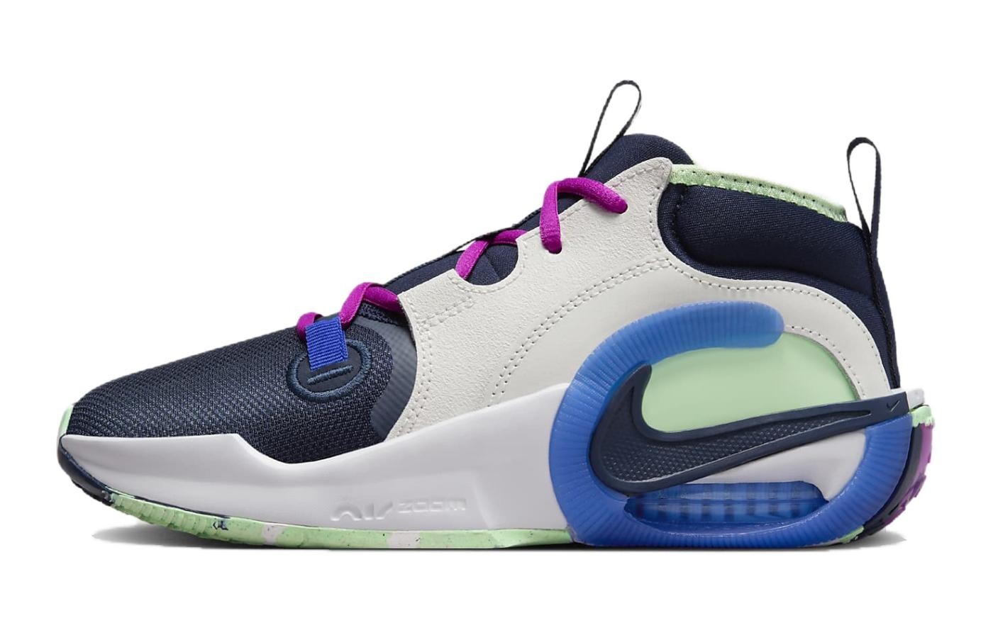 Детские баскетбольные кроссовки Nike Air Zoom Crossover GS, White/Blue
Детские баскетбольные кроссовки Nike Air Zoom Crossover GS, White/Blue