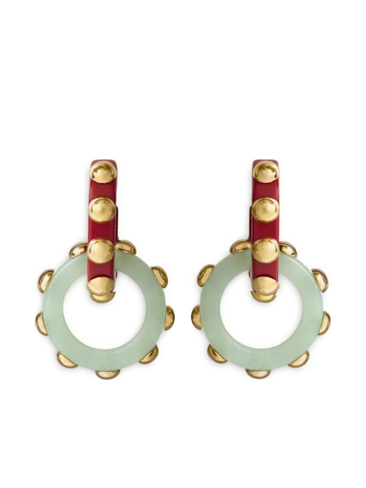 La DoubleJ двойные серьги-кольца, золотой
La DoubleJ двойные серьги-кольца, золотой